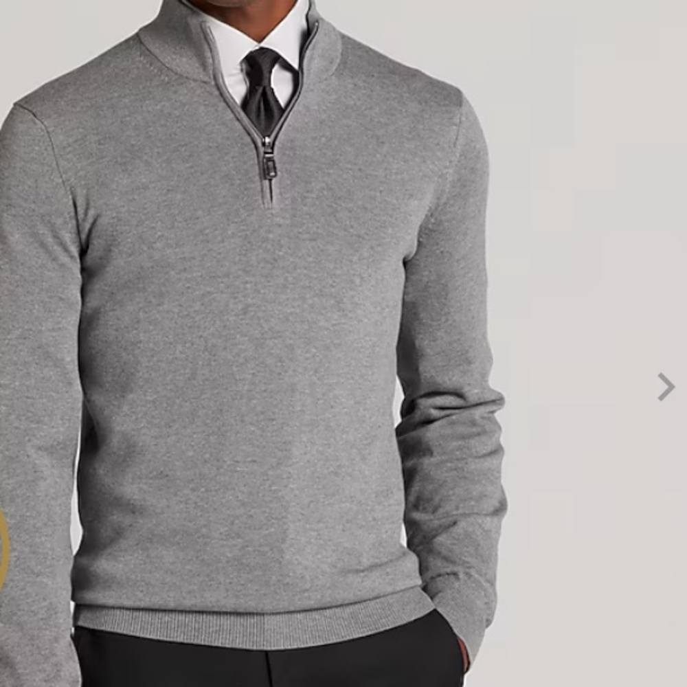 Jos. A. Bank Men's Tailored Fit 1/4-Zip Sweater